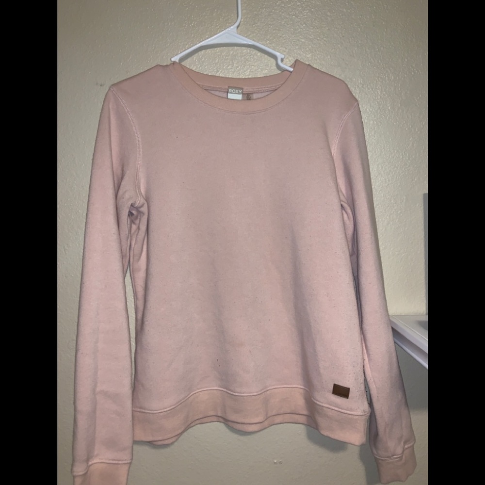 Pink Roxy crew neck